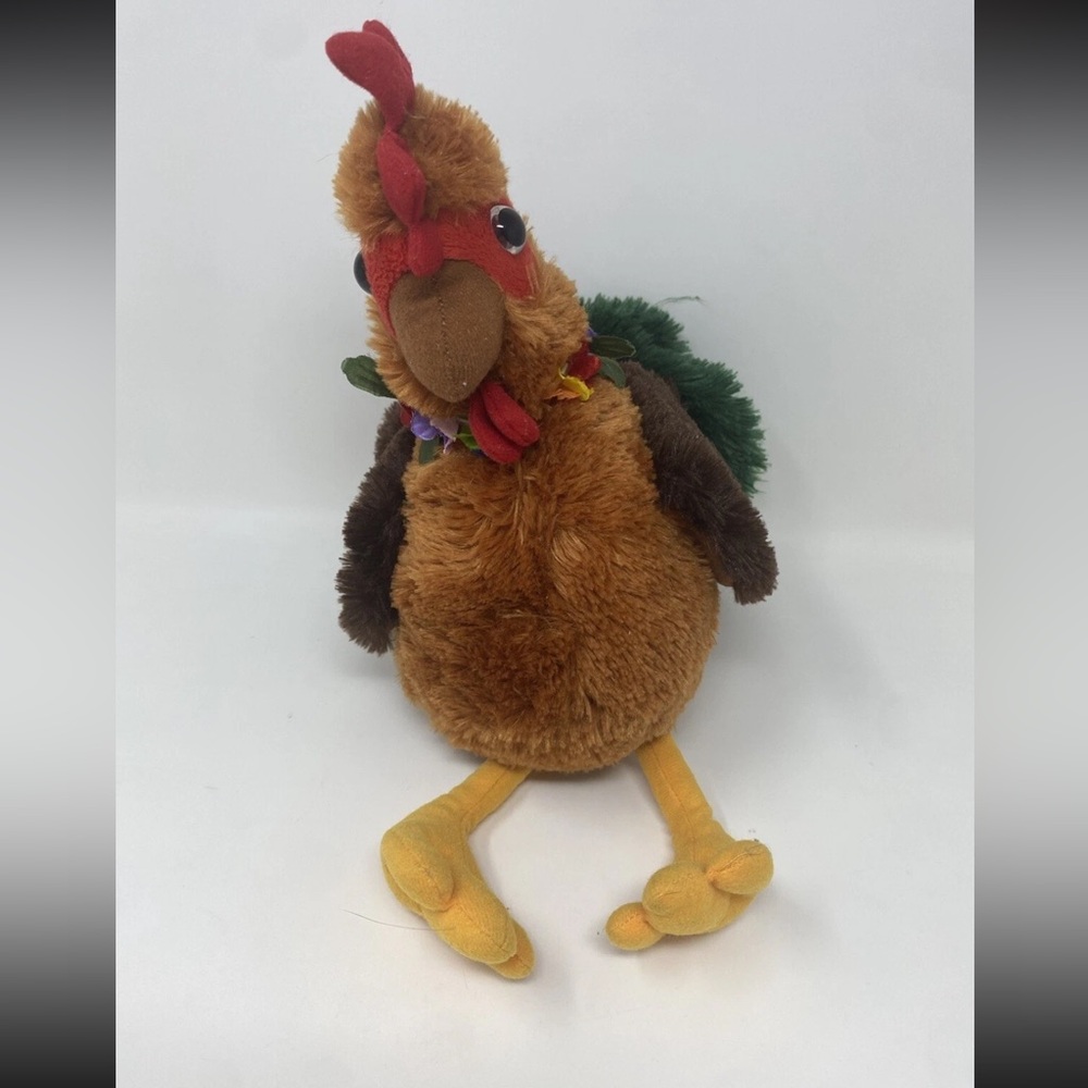 Hawaiian Souvenir Collectibles Passport Kahu Moa Nui 13' Plush Guardian Rooster - Picture 2 of 9